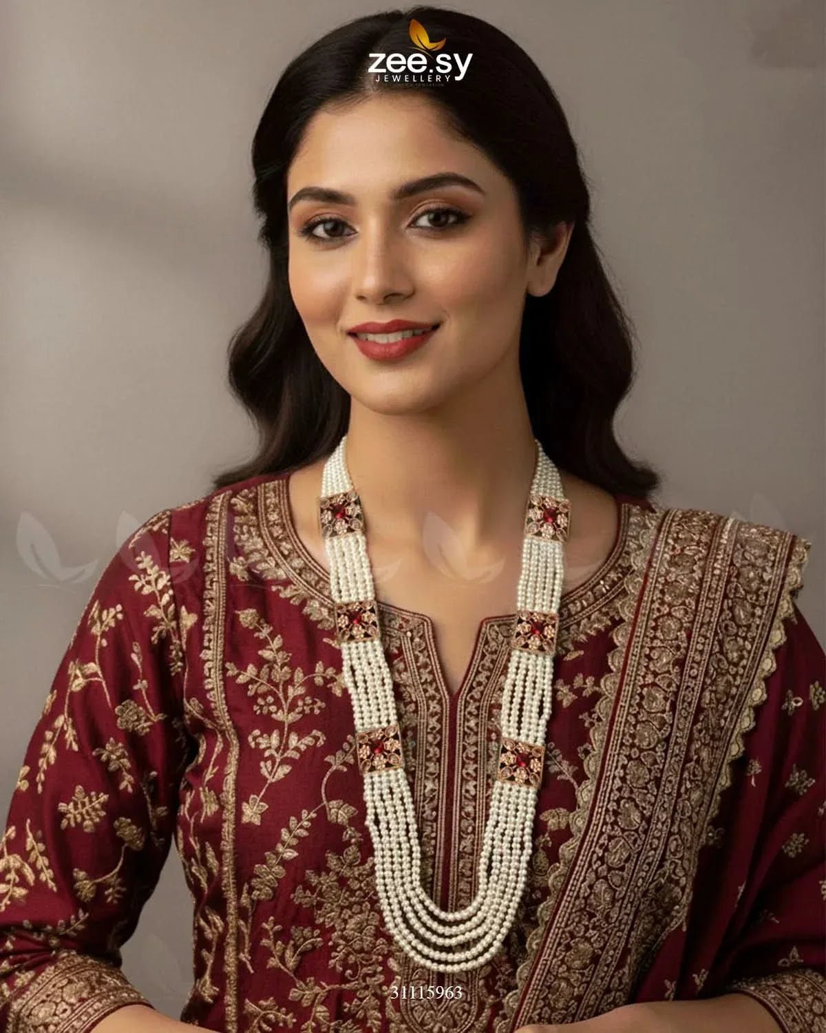 Heritage Malla Regal Necklace - Zeesy.pk