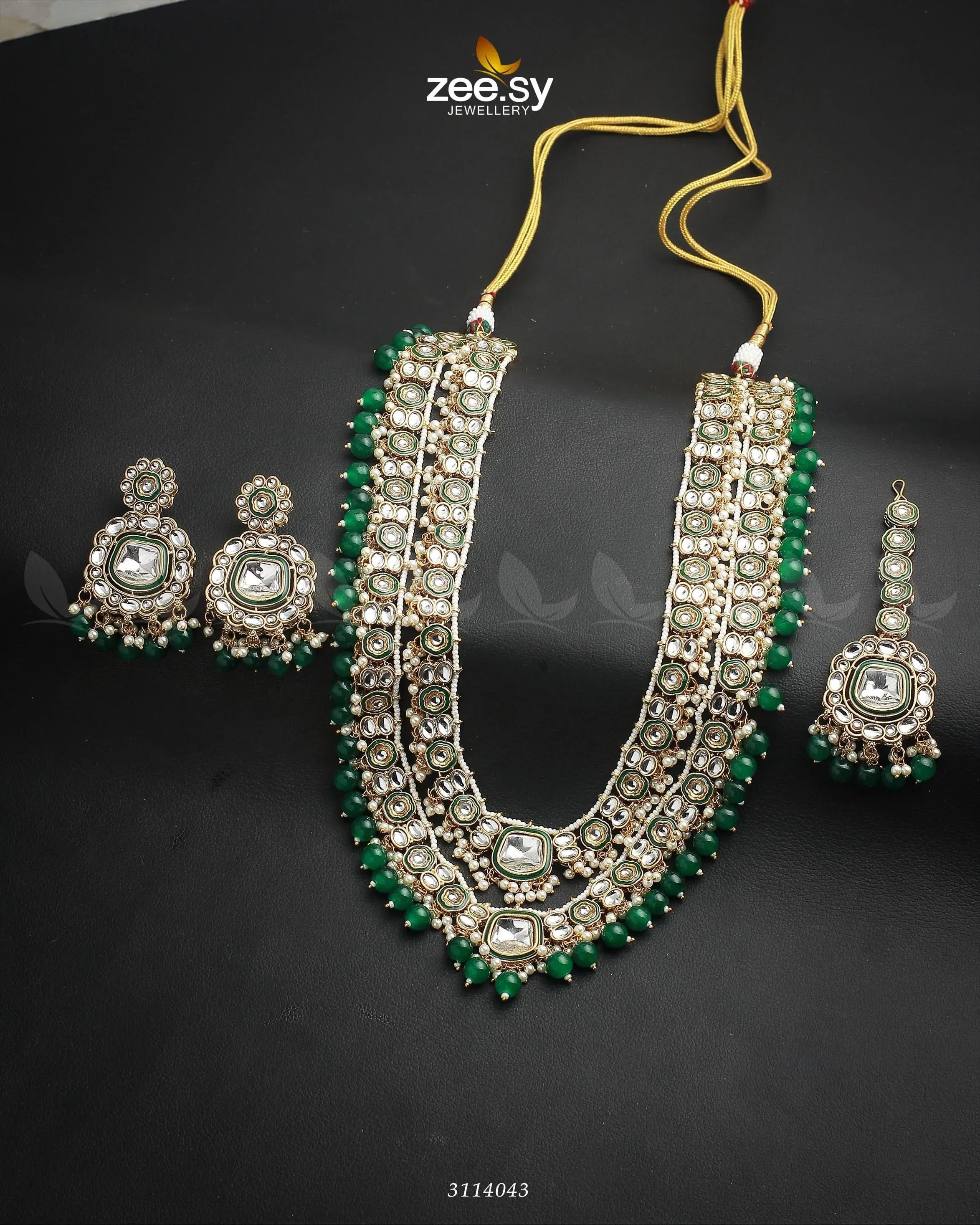 Acacia Malla Necklace Set - Zeesy.pk