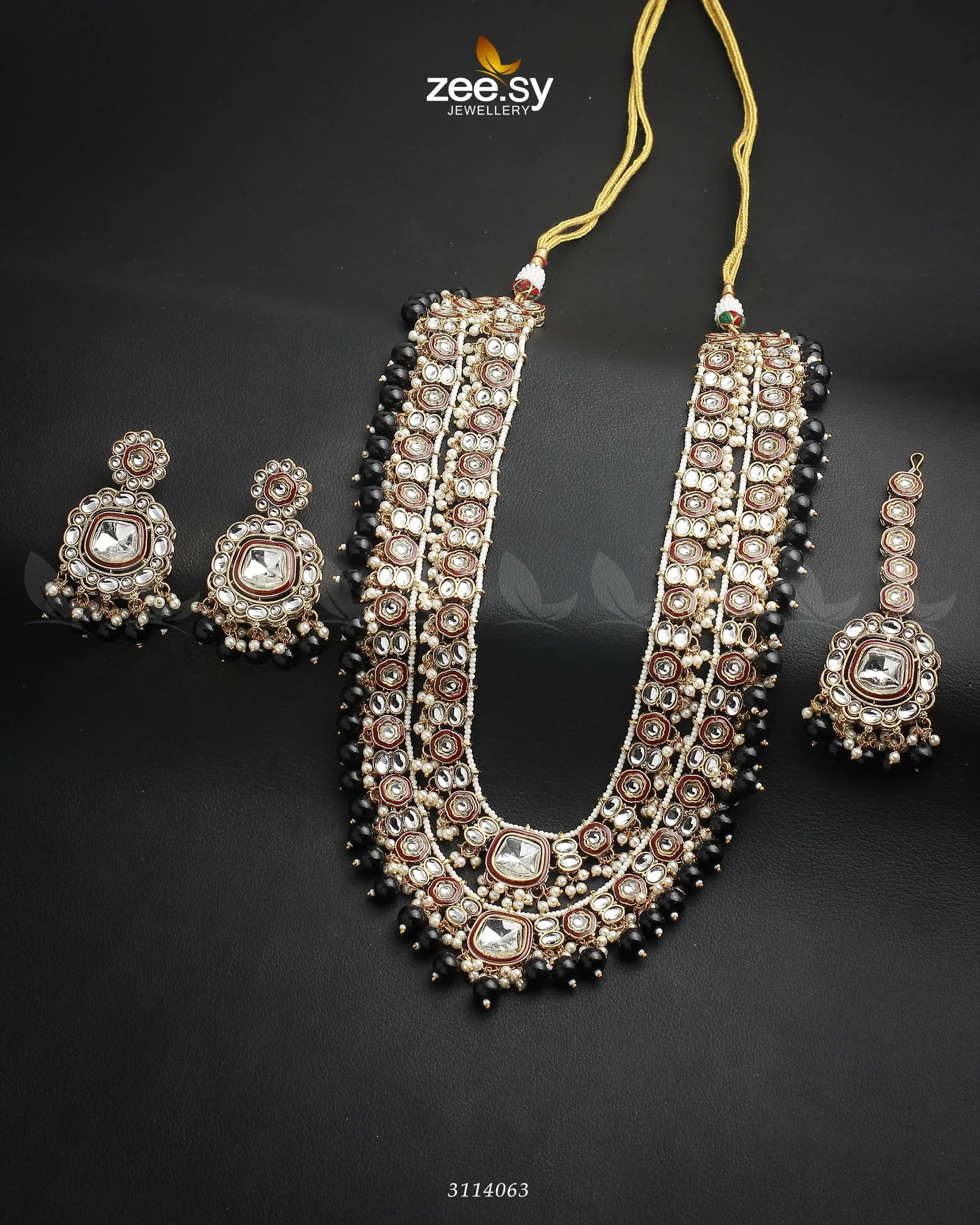 Acacia Malla Necklace Set - Zeesy.pk