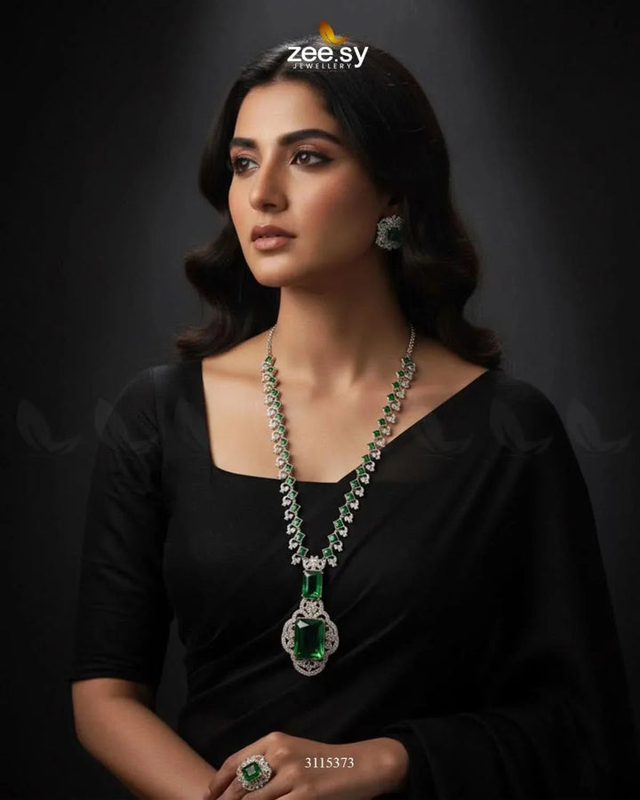 Safina Malla Necklace Set Malla Necklace - Zeesy Jewellery Pakistan | Premium Artificial & Imitation Jewellery
