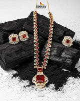 Safina Malla Necklace Set - Zeesy.pk