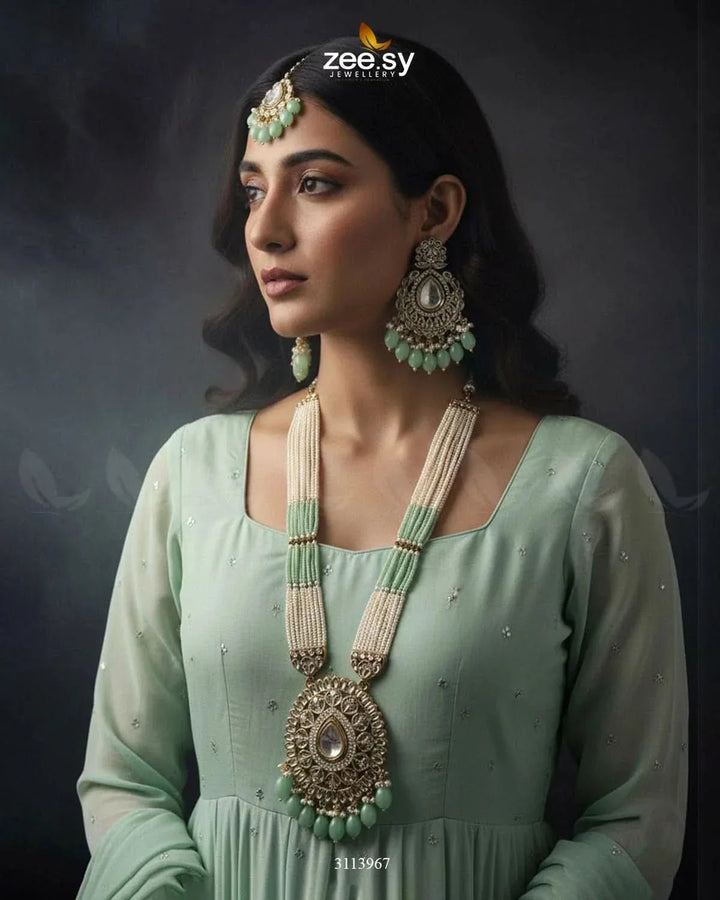 Maranta Malla Set Malla Necklace - Zeesy Jewellery Pakistan | Premium Artificial & Imitation Jewellery