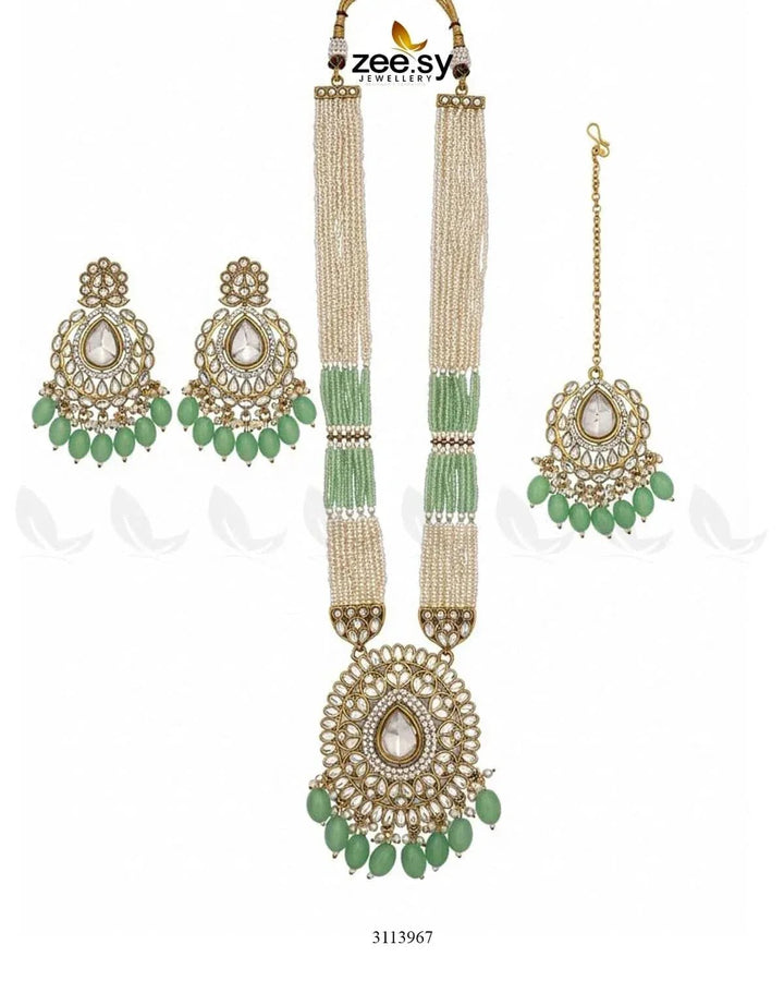 Maranta Malla Set Malla Necklace - Zeesy Jewellery Pakistan | Premium Artificial & Imitation Jewellery