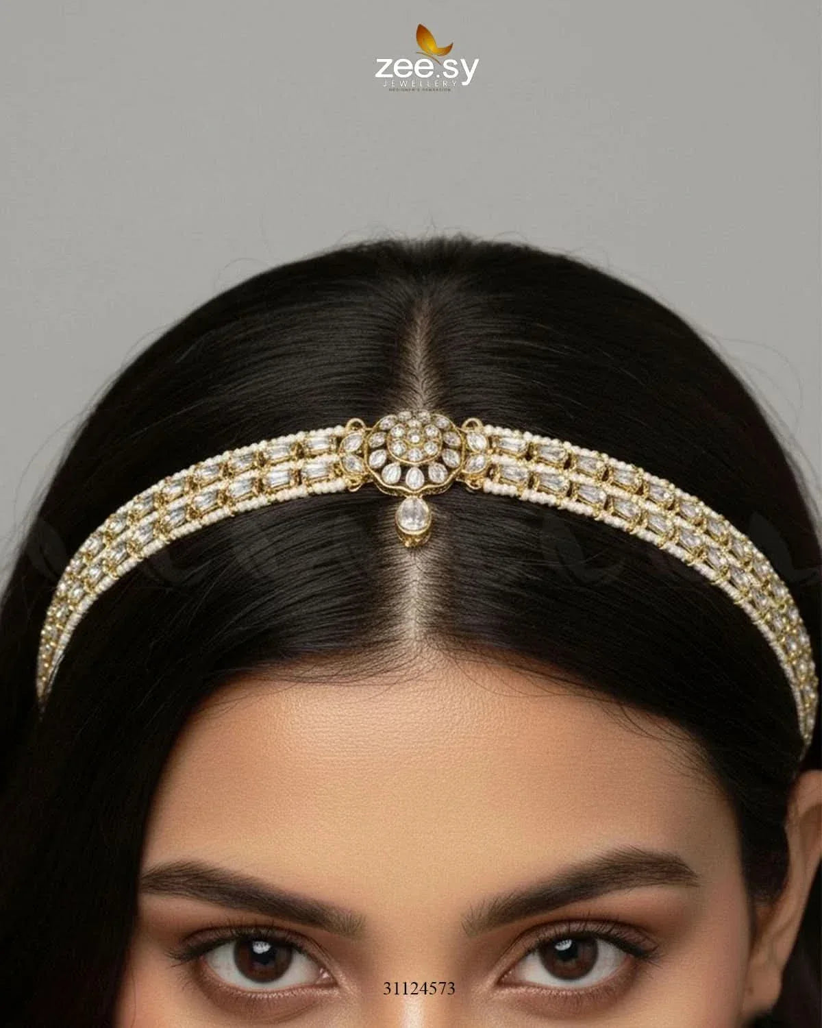 Eminent Gilded Forehead Sheesh Patti MATHA PATI - Zeesy Jewellery Pakistan | Premium Artificial & Imitation Jewellery