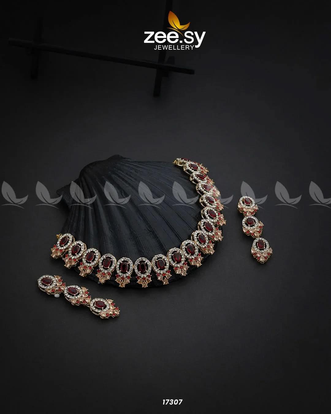 Embellished Necklace - Zeesy.pk