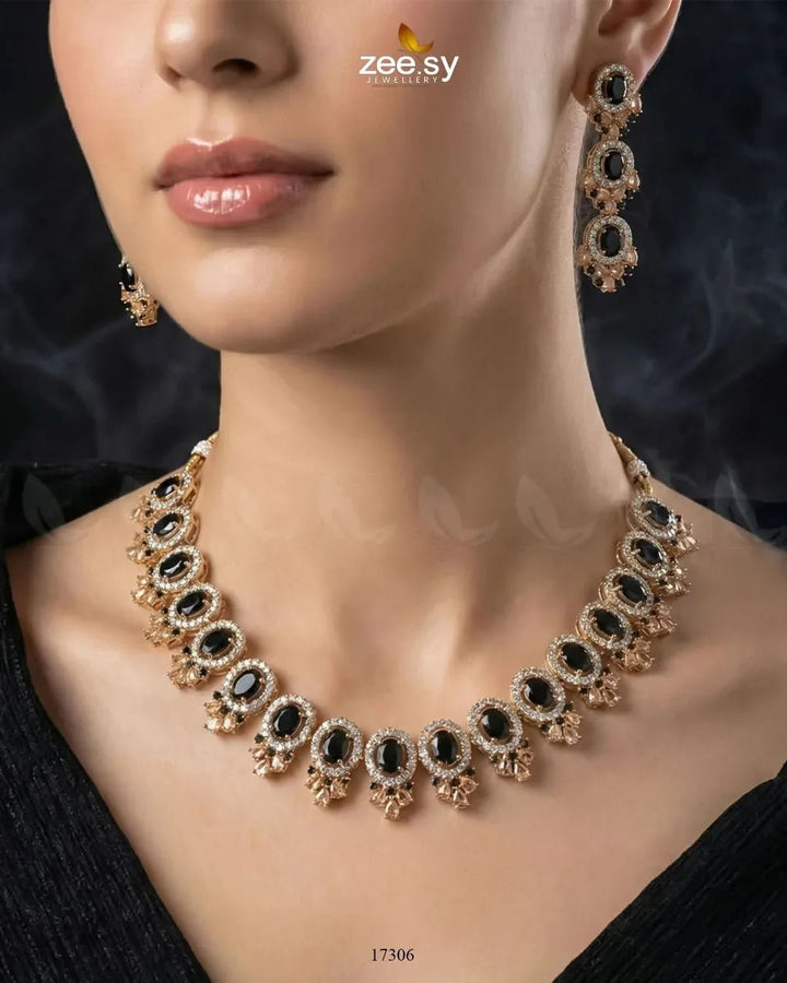 Embellished Necklace Necklace Sets - Zeesy Jewellery Pakistan | Premium Artificial & Imitation Jewellery