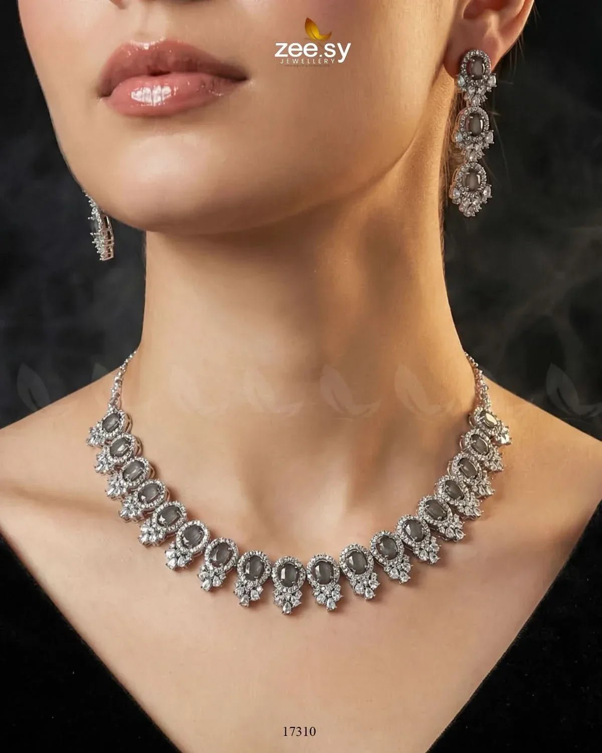 Embellished Necklace - Zeesy.pk