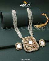 Gajra Pearl Malla White Necklace Sets - Zeesy Jewellery Pakistan | Premium Artificial & Imitation Jewellery