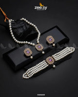 MALLA NECKLACE-0850 - Zeesy.pk