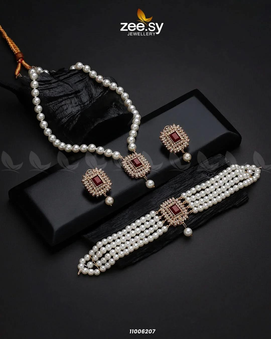 MALLA NECKLACE-0850 - Zeesy.pk
