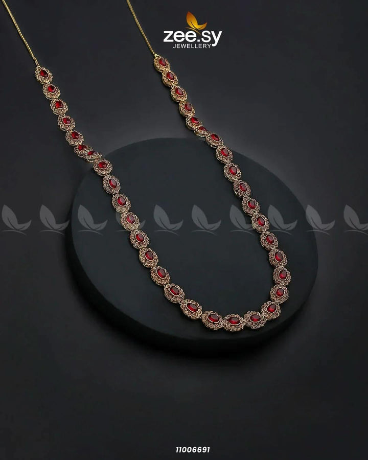 MALLA NECKLACE-0915 Rubi Necklace Sets - Zeesy Jewellery Pakistan | Premium Artificial & Imitation Jewellery