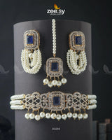 Marasim Choker Necklace - Zeesy.pk