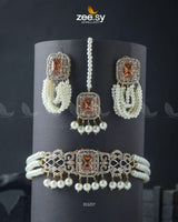 Marasim Choker Necklace - Zeesy.pk