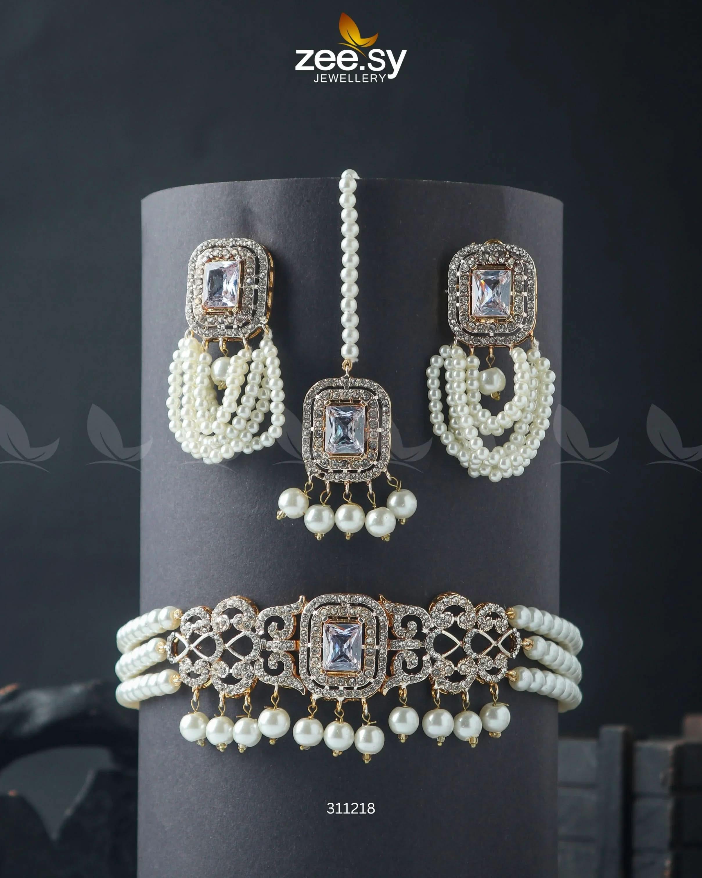Marasim Choker Necklace - Zeesy.pk