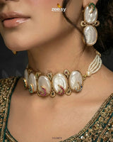 Sovereign Choker Set Necklace Sets - Zeesy Jewellery Pakistan | Premium Artificial & Imitation Jewellery