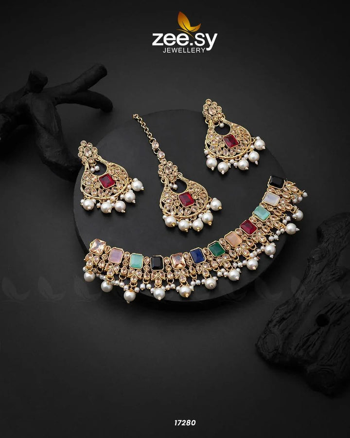 Guluband Necklace Multi Necklace Sets - Zeesy Jewellery Pakistan | Premium Artificial & Imitation Jewellery