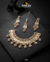 Prestige Necklace Champagne Necklace Sets - Zeesy Jewellery Pakistan | Premium Artificial & Imitation Jewellery