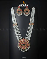 Cascading Malla Necklace Necklace Sets - Zeesy Jewellery Pakistan | Premium Artificial & Imitation Jewellery