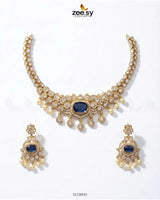 Customizable Radiance Floral Necklace Set Necklace Sets - Zeesy Jewellery Pakistan | Premium Artificial & Imitation Jewellery