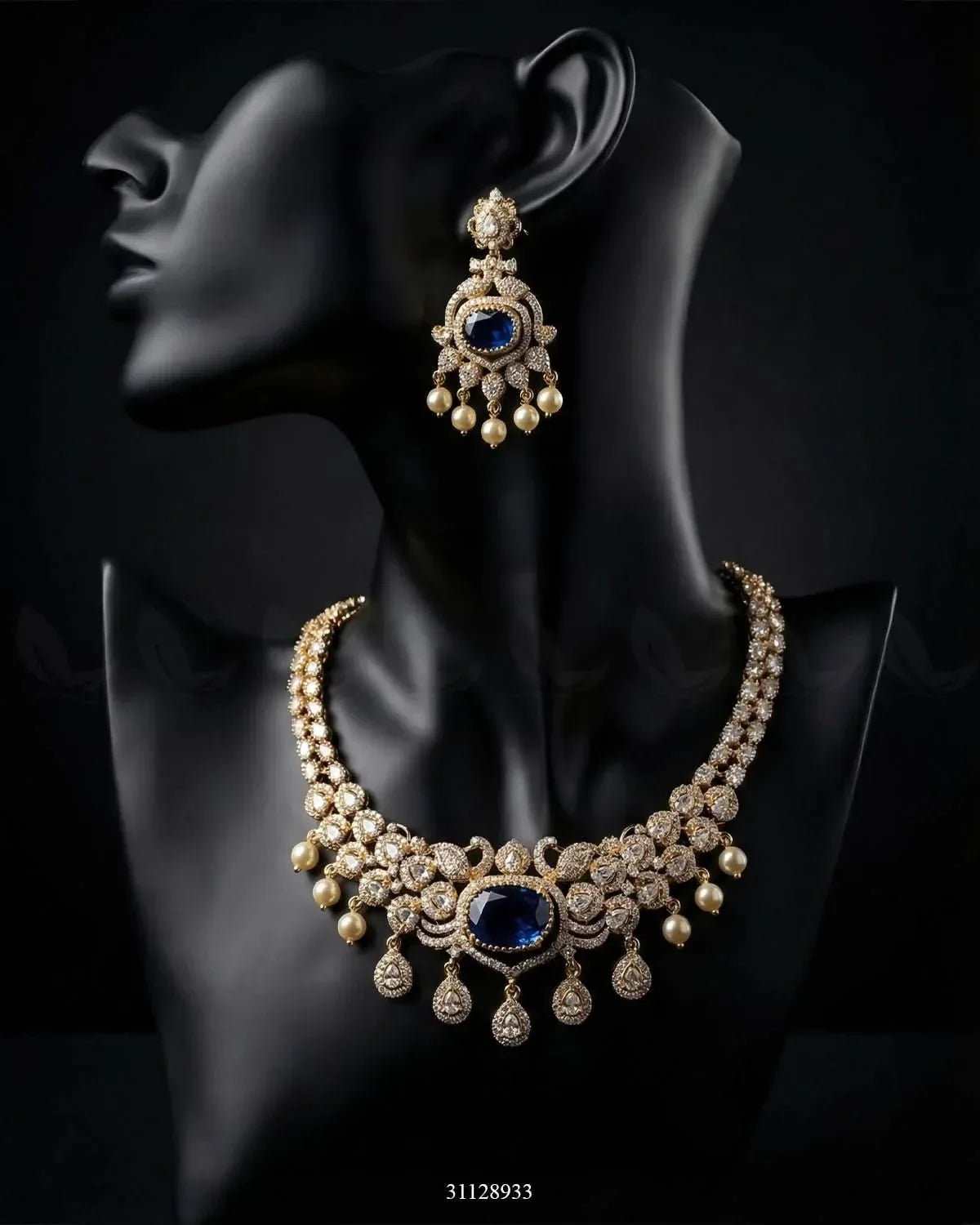 Customizable Radiance Floral Necklace Set Necklace Sets - Zeesy Jewellery Pakistan | Premium Artificial & Imitation Jewellery