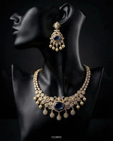 Customizable Radiance Floral Necklace Set Necklace Sets - Zeesy Jewellery Pakistan | Premium Artificial & Imitation Jewellery