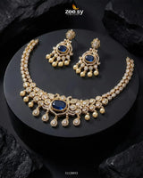 Customizable Radiance Floral Necklace Set Necklace Sets - Zeesy Jewellery Pakistan | Premium Artificial & Imitation Jewellery