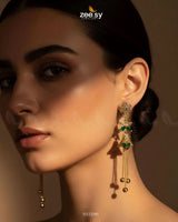 Delicate Jasmine Tassel Earrings Necklace Sets - Zeesy Jewellery Pakistan | Premium Artificial & Imitation Jewellery