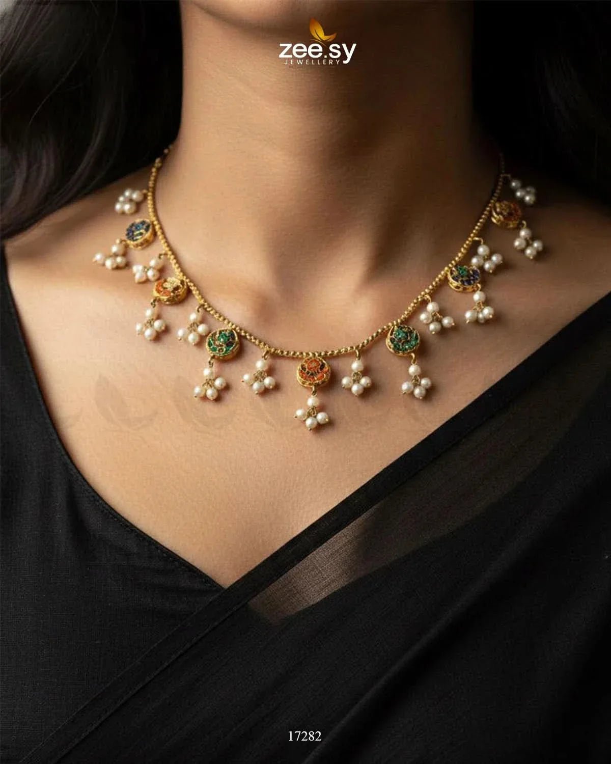 Eternal Legacy String Necklace Necklace Sets - Zeesy Jewellery Pakistan | Premium Artificial & Imitation Jewellery