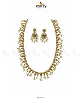 Gilded Pearl Bloom Necklace Set Necklace Sets - Zeesy Jewellery Pakistan | Premium Artificial & Imitation Jewellery