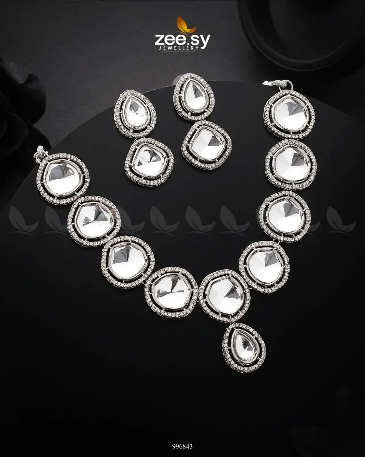Kalanchoe Necklace Set Necklace Sets - Zeesy Jewellery Pakistan | Premium Artificial & Imitation Jewellery