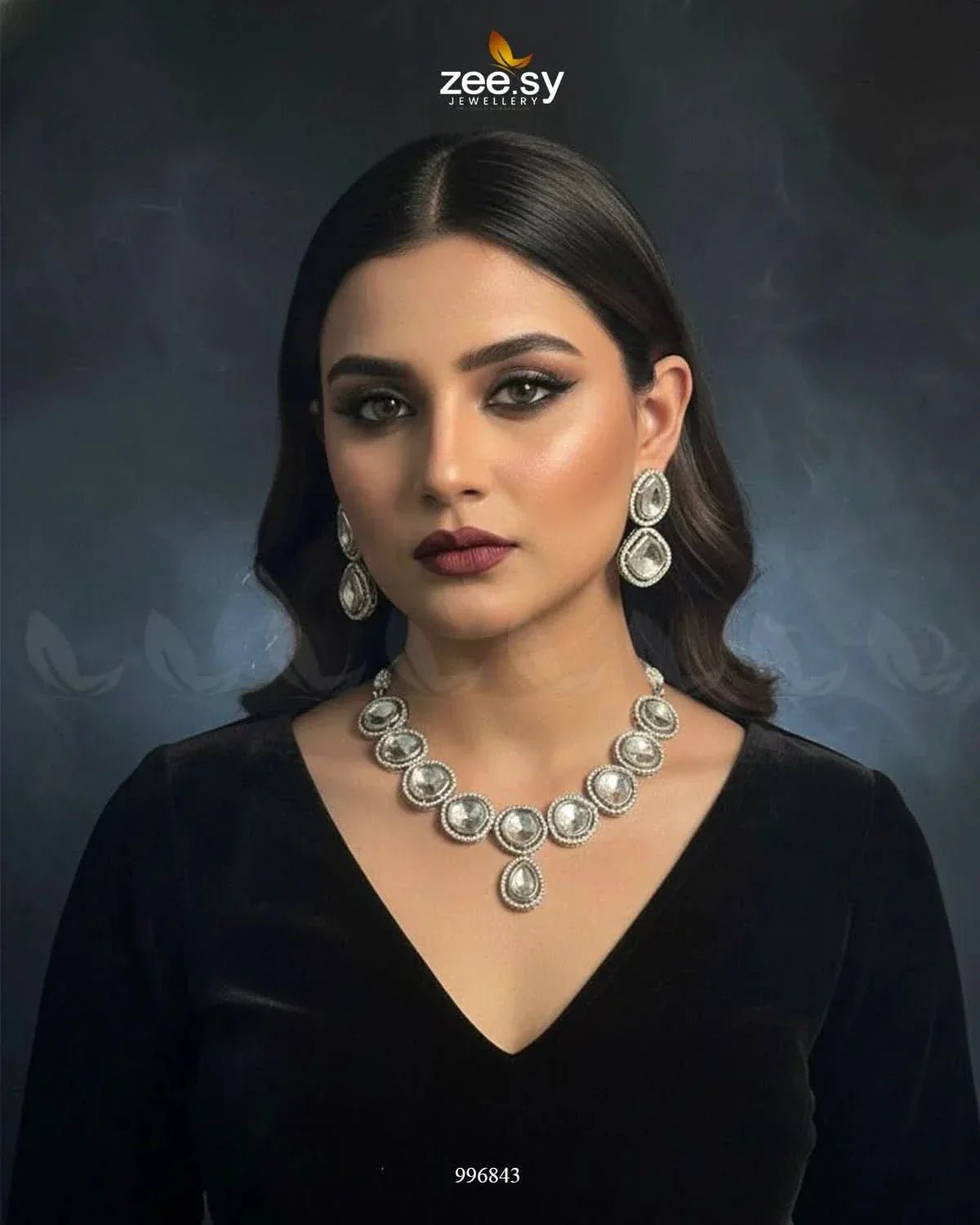 Kalanchoe Necklace Set Necklace Sets - Zeesy Jewellery Pakistan | Premium Artificial & Imitation Jewellery