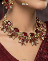 Lycoris Necklace Set Necklace Sets - Zeesy Jewellery Pakistan | Premium Artificial & Imitation Jewellery
