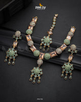 Agapanthus Necklace Set - Zeesy.pk