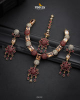 Agapanthus Necklace Set - Zeesy.pk