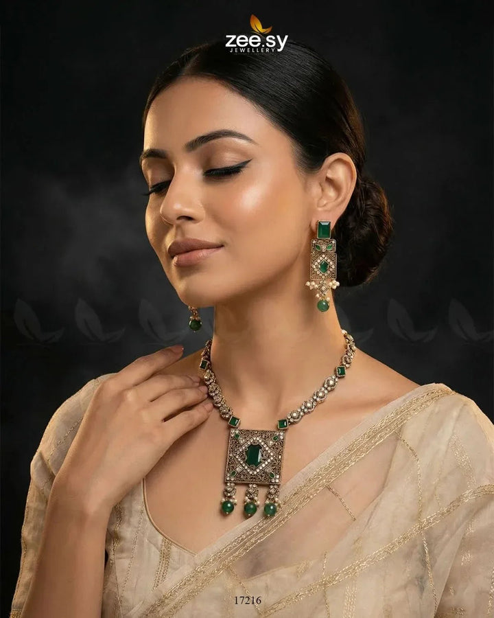 Captivating Crystals Necklace Necklace Sets - Zeesy Jewellery Pakistan | Premium Artificial & Imitation Jewellery