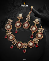 Oleander Necklace Set - Zeesy.pk