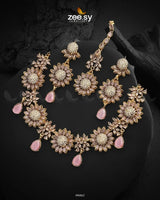 Oleander Necklace Set - Zeesy.pk