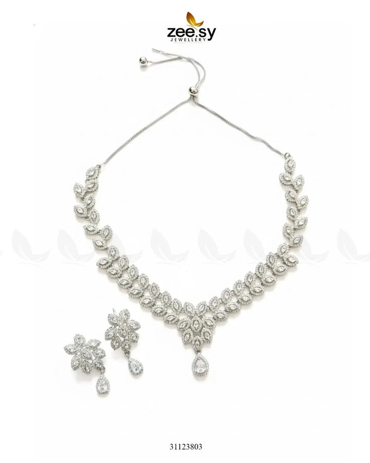 Rich Heritage Stream Necklace Set Necklace Sets - Zeesy Jewellery Pakistan | Premium Artificial & Imitation Jewellery