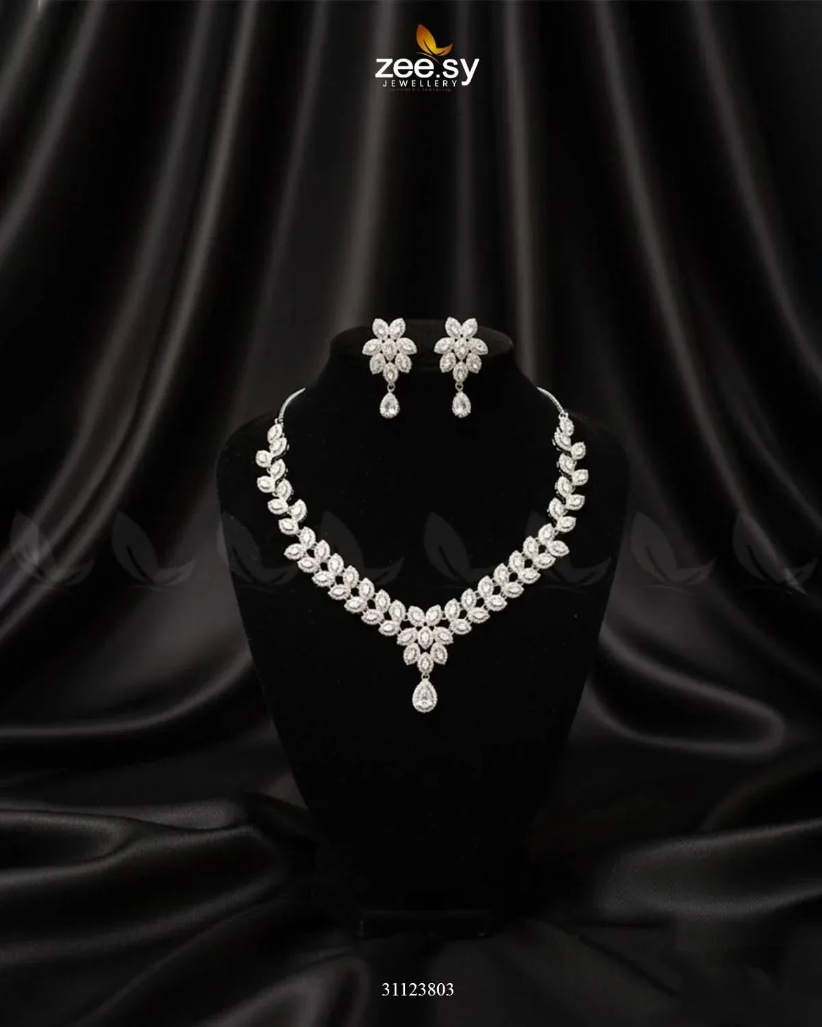Rich Heritage Stream Necklace Set Necklace Sets - Zeesy Jewellery Pakistan | Premium Artificial & Imitation Jewellery