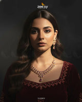 Rich Heritage Stream Necklace Set Necklace Sets - Zeesy Jewellery Pakistan | Premium Artificial & Imitation Jewellery