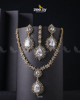 Zilla Necklace White Necklace Sets - Zeesy Jewellery Pakistan | Premium Artificial & Imitation Jewellery