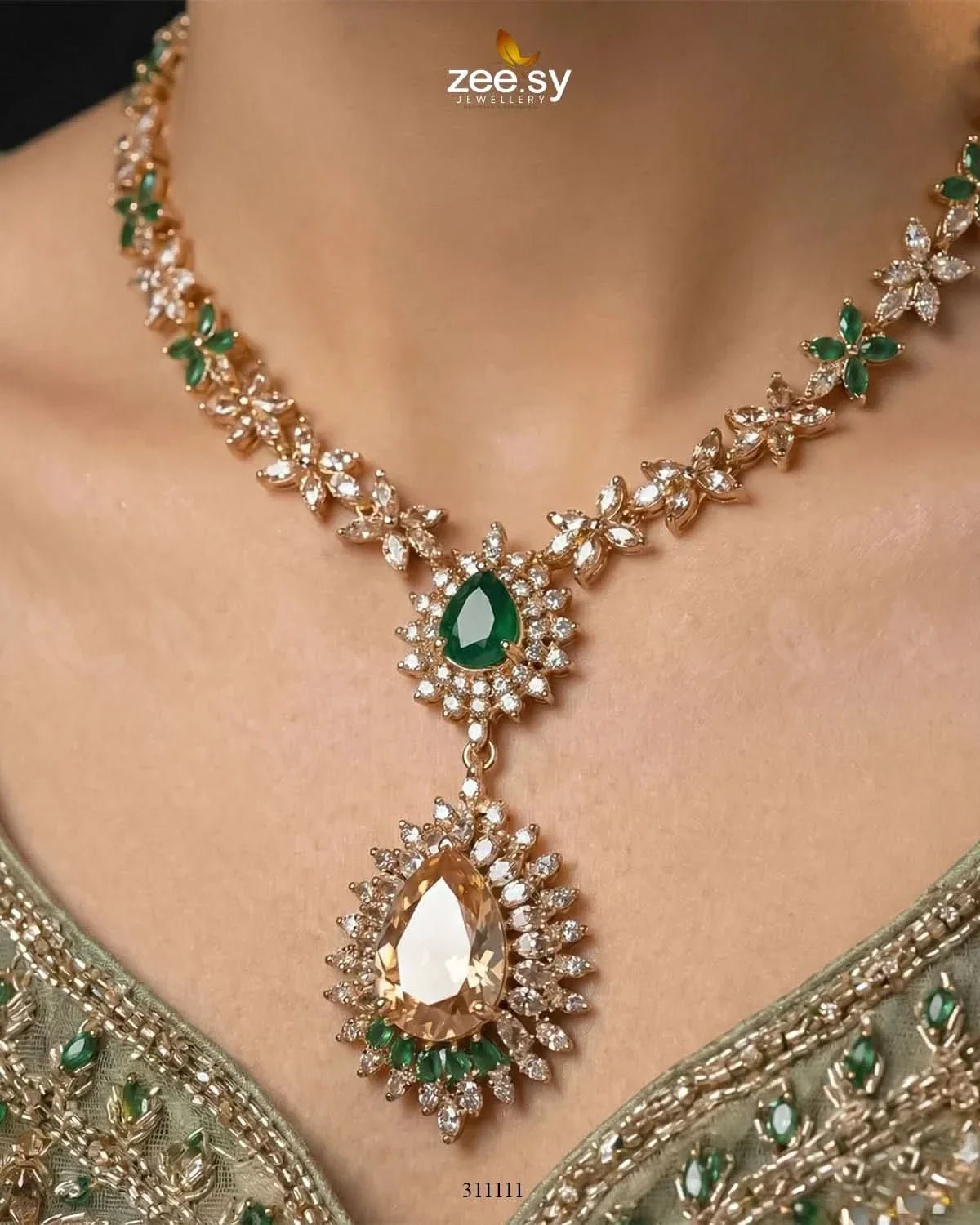 Zilla Necklace Necklace Sets - Zeesy Jewellery Pakistan | Premium Artificial & Imitation Jewellery