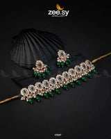 Blooming Flower Necklace Set - Zeesy.pk