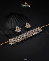 Blooming Flower Necklace Set - Zeesy.pk