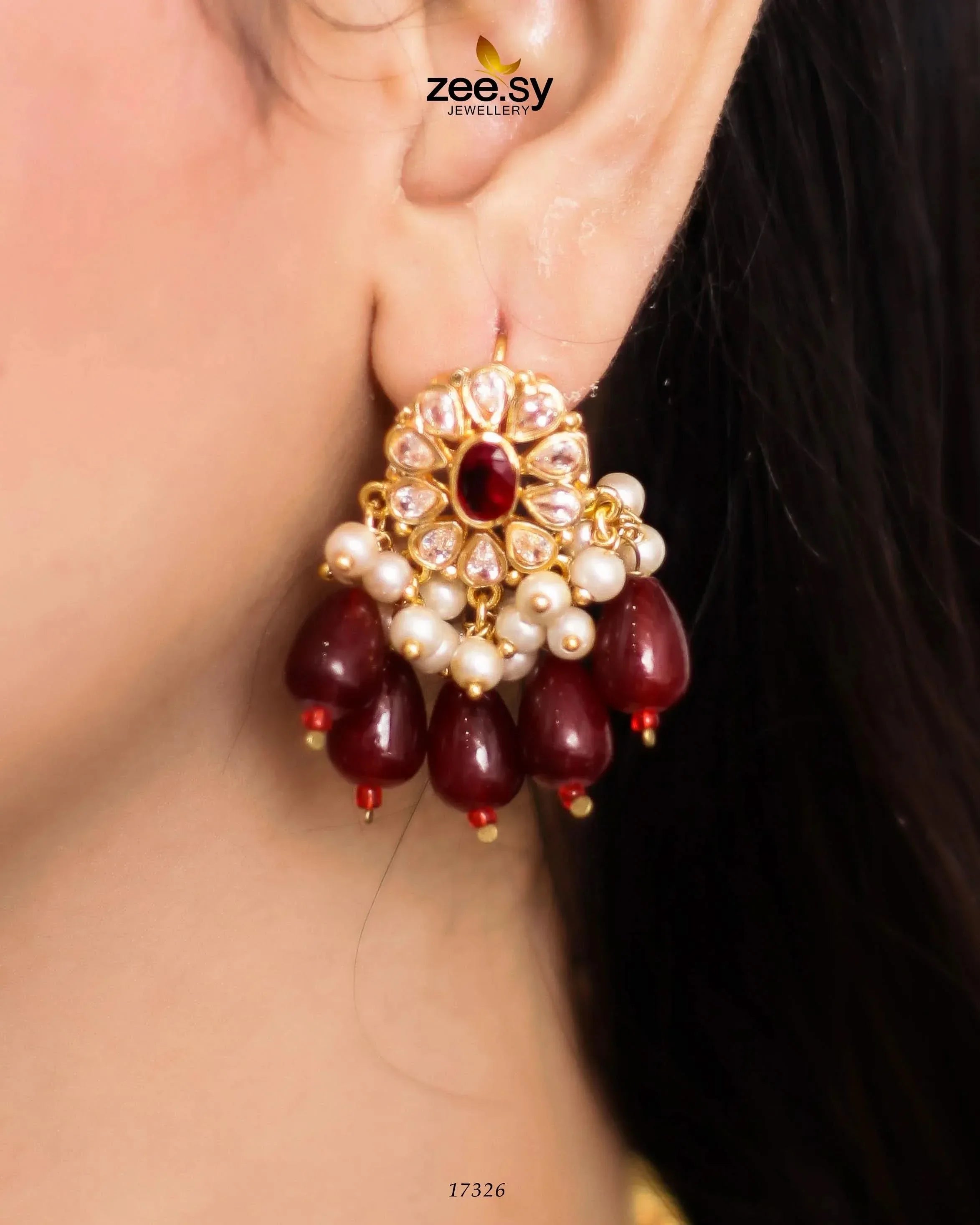 Blooming Flower Necklace Set - Zeesy.pk