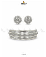 Elegant Beaded Pearl Choker Set - Zeesy.pk
