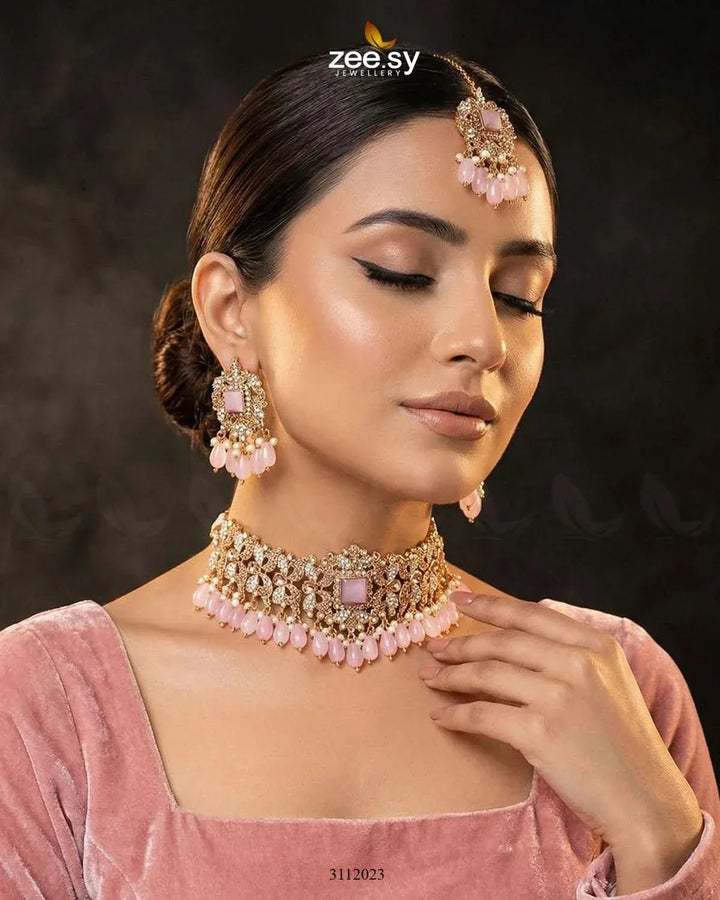 Katrina's Necklace Set Necklace Sets - Zeesy Jewellery Pakistan | Premium Artificial & Imitation Jewellery