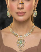Midnight Forest Toned Necklace Set Necklace Sets - Zeesy Jewellery Pakistan | Premium Artificial & Imitation Jewellery