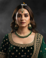 Opulent Tradiitional Necklace Set Necklace Sets - Zeesy Jewellery Pakistan | Premium Artificial & Imitation Jewellery