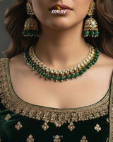 Opulent Tradiitional Necklace Set Necklace Sets - Zeesy Jewellery Pakistan | Premium Artificial & Imitation Jewellery